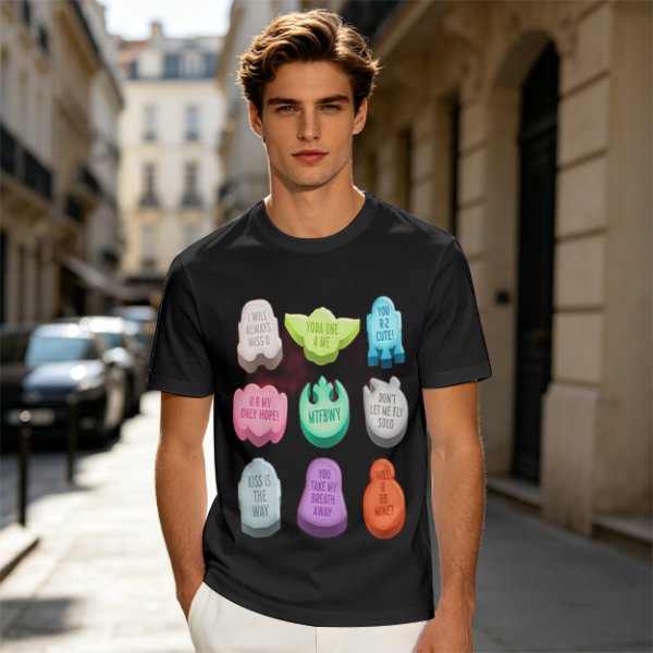 Star Wars Conversation Hearts Graphic Tee