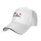 Black baseball cap with small forest spirit and soot sprite graphic
