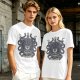 Olive Green Beholder Lawful Evil Graphic T-Shirt