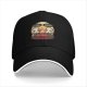 Black baseball cap with panda eating hot pot funny graphic design