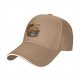 Black Baseball Cap With Vintage Dragon Taco Graphic Print