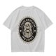Olive T-shirt with 'Cause of Death No Kisses' Skeleton Graphic