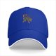 Black Baseball Cap With Aggressive Wild Boar Graphic Print