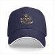 Black Baseball Cap With The Cult Of Pizza Cat Graphic Design