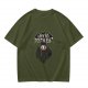 Olive T-Shirt With Why So Toothless? Batman Dragon Print