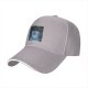 Black Baseball Cap With Christmas Cheshire Cat Print