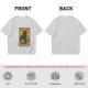Olive T-Shirt With Black Cat Tarot Card Art That Says You Are Full Of Magic