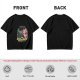 Olive green graphic t-shirt with 'Let's be Wicked Together' witch design