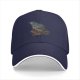 Black Baseball Cap With Wizard Owl Art Print