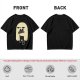 Olive T-Shirt With Ghost Holding Black Cat Graphic
