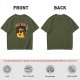 Olive taco graphic t-shirt with 'TACO 'BOUT A' text and margarita