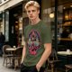 Olive T-Shirt With Wizard Artwork And 'I Woke Up Today And Chose Magic' Text