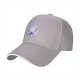 Black Baseball Cap With Anime Themed Graphic Print