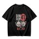 Olive Graphic T-Shirt with Dim Sum 41 Cartoon Characters