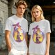Olive Christmas Elf Ornament T-Shirt with 'This is Xmass' Print
