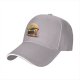 Black Baseball Cap With Dragon And Full Moon Silhouette Art