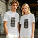 Olive green coffee graphic t-shirt with 'First drink the coffee then things will done' text