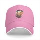 Black Baseball Cap With Melting Skull Creepy Graphic