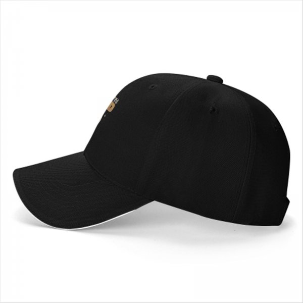 Black Baseball Cap With 'Your Opinion Is Valid' Grumpy Owl Print