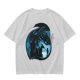 Olive T-shirt with How to Train Your Dragon Toothless and Hiccup Art