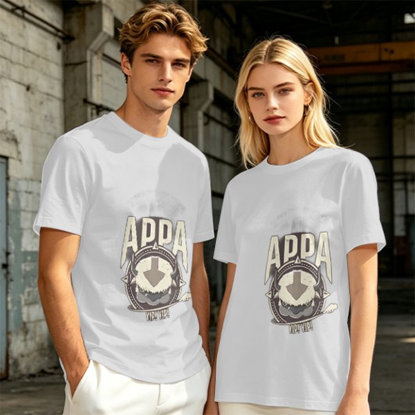 Olive Green Appa Yip Yip Graphic T-Shirt