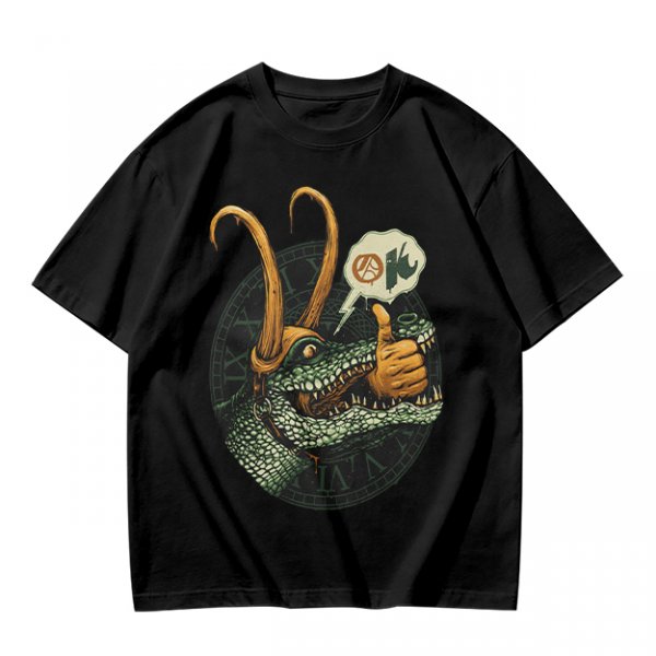 Alligator Loki Thumbs Up Graphic Tee