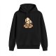 Black hoodie with cute ghost asking 'Wanna Be My Valentine?'