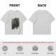Olive graphic t-shirt with grim reaper and 'You Got Plans?' print
