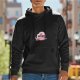 Black Hoodie With 'My Patience' Graphic Print Design