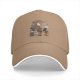 Black Baseball Cap With Cat Loaf Breeds Graphic Print