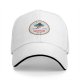Black Baseball Cap With Aperture Bakery Cake Logo Print