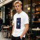 Olive T-Shirt With Mystical Maze Sorcerer Graphic Print