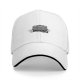 Black Baseball Cap With Melting Cake Graphic Design