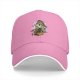Black Baseball Cap With Colorful Fantasy Art Graphic Print