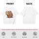Olive Green T-Shirt With Cute Cartoon Turtle Graphic