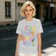 Olive T-shirt with Princess Bride themed conversation heart candies