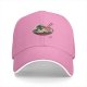 Black Baseball Cap with Great Wave Ramen Bowl Art