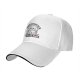 Black Baseball Cap With Cute Angry Dog 'Cute Cuddly Full Of Rage' Print