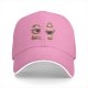 Black Baseball Cap With Cute Sloth Yoga Poses Graphic