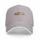 Black Baseball Cap with Sleeping Pug Graphic Design