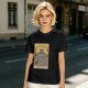 Olive T-Shirt With Raccoon Trash Tarot Card Graphic