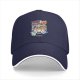 Black Baseball Cap With Ramen Monster Anime Graphic Print