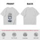 Olive graphic t-shirt with raccoon 'Live Fast Eat Trash' print