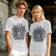 Olive Green Beholder Lawful Evil Graphic T-Shirt