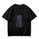 Olive Green T-Shirt With Hooded Fantasy Warrior Graphic Print