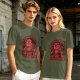 Olive Graphic T-Shirt With 'I Have 2 Moods: Dipshit Or Delightful' Print