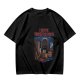 Olive t-shirt with 'I Have Trust Issues' chibi knight graphic