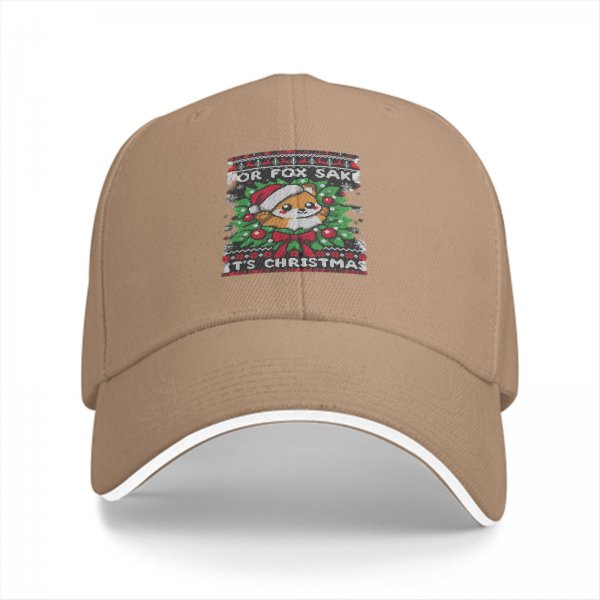For Fox Sake It's Christmas Baseball Cap