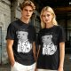 Olive T-shirt with Trust Me Doctor Dog Graphic Print