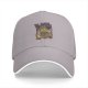 Black baseball cap with Bloody Burger monster graphic print